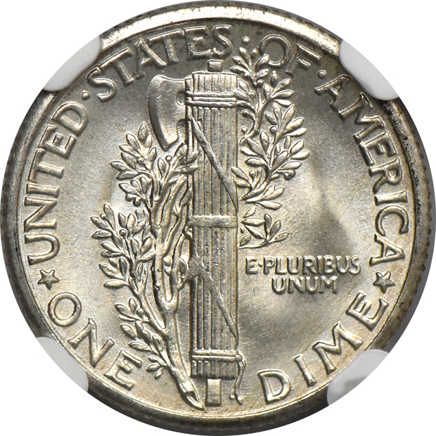 1935 Dime NGC, MS-67