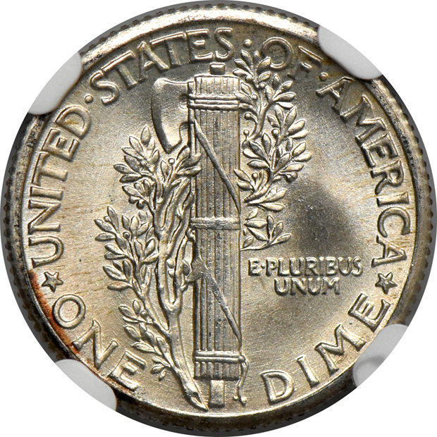 1935 Dime NGC, MS-67
