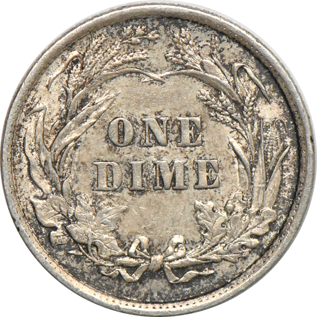 1898 Dime, MS-63