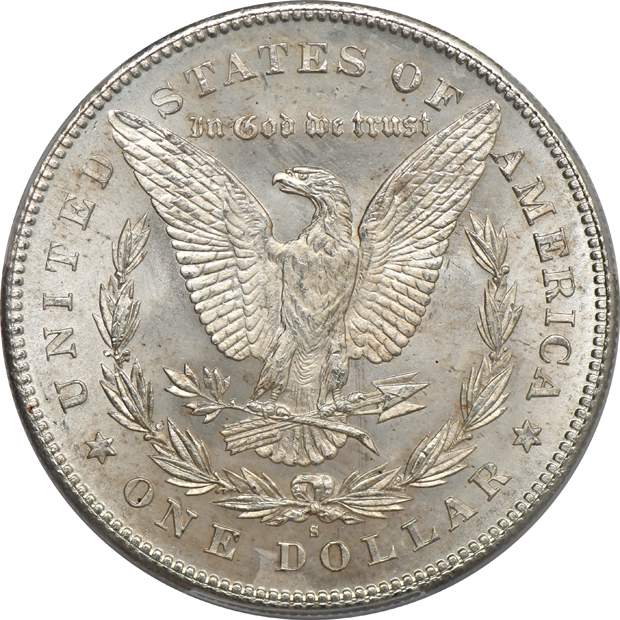 1878-S Silver Dollar PCGS, MS-64