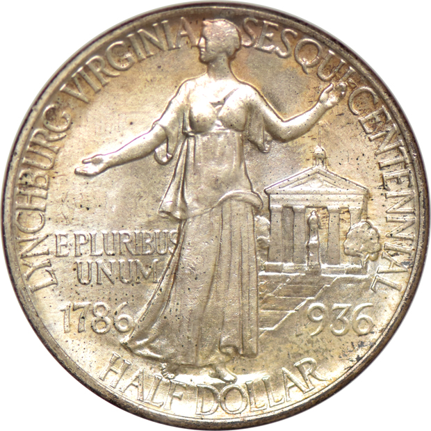 1936 Half Dollar Lynchburg NGC, MS-65