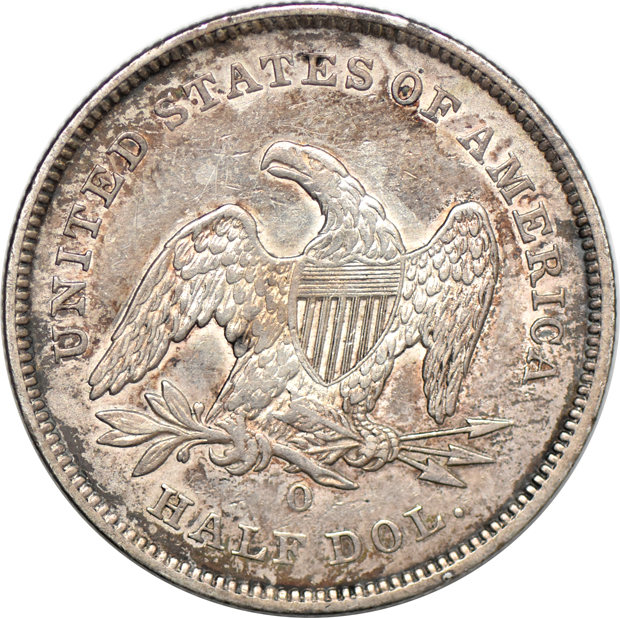 1840-O Half Dollar, AU Light Clean