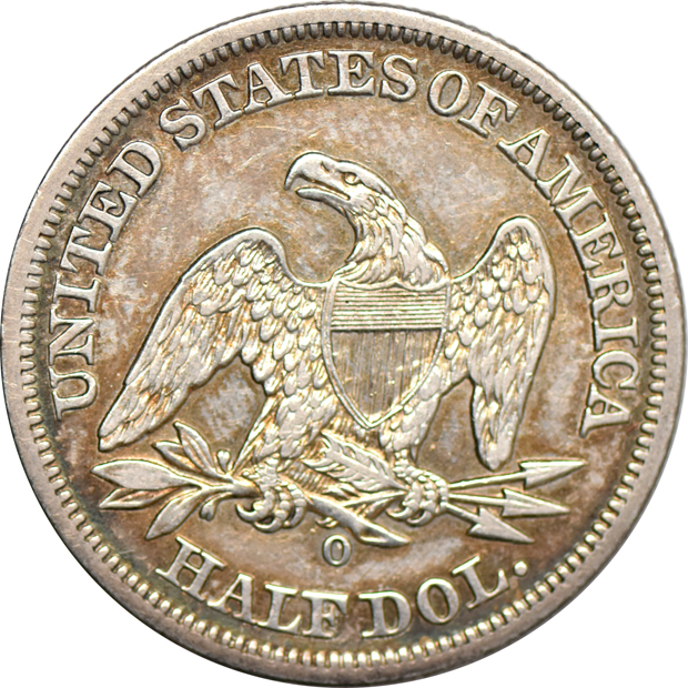 1852-O Half Dollar, XF +/Light Clean