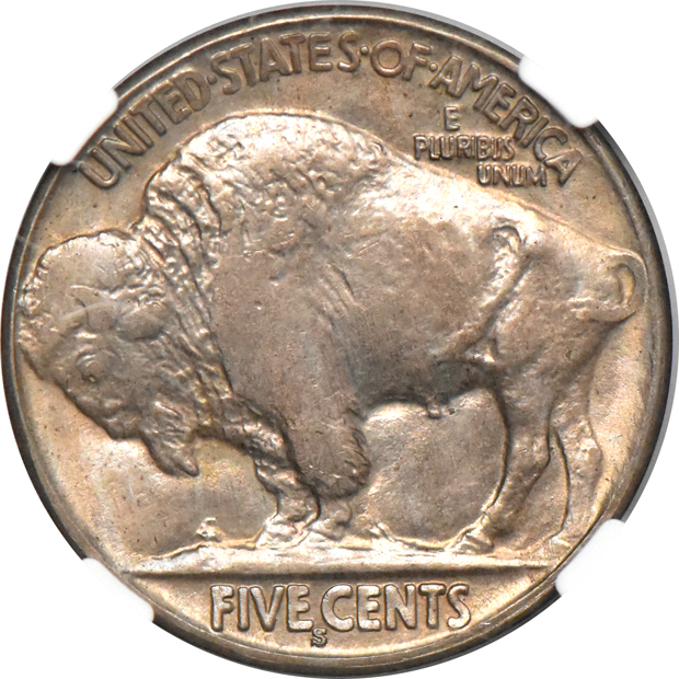 1924-S Nickel NGC, MS-64