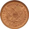 1878-S Gold $2.50 NGC, MS-61