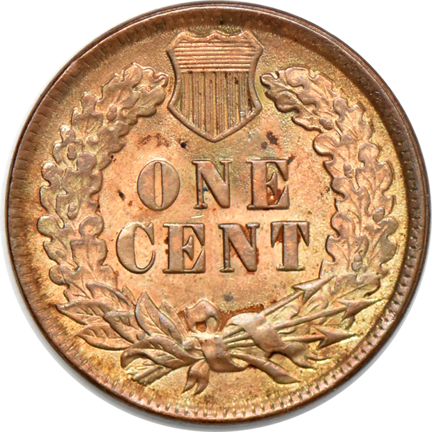 1889 Cent, MS-64 RB