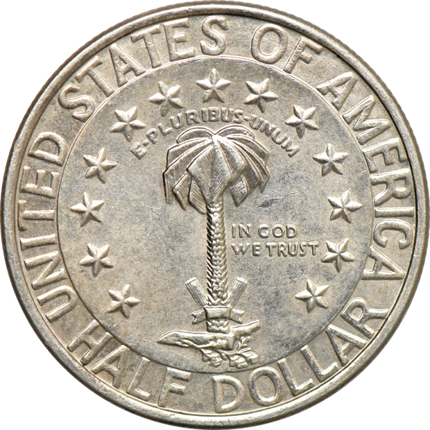 1936 Half Dollar Columbia, MS 60+/Light Clean