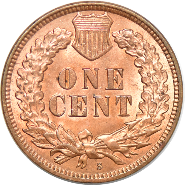 1908-S Cent, MS-64 RB