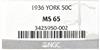 1936 York 50C NGC, MS-65