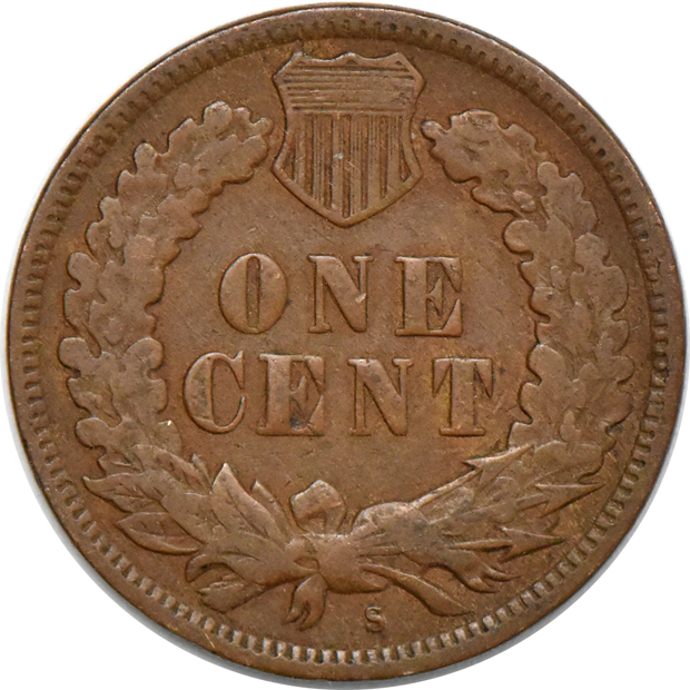 1908-S Cent, VG-10