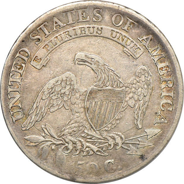 1810 Half Dollar, XF-45