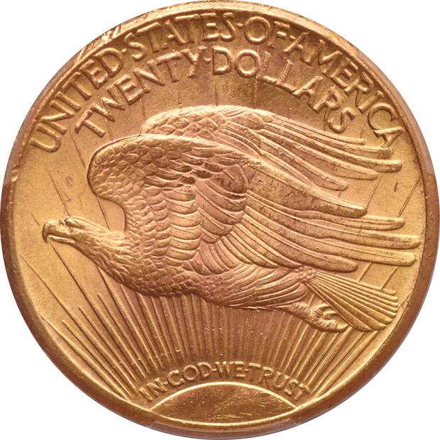 1926 Gold $20 PCGS, MS-63