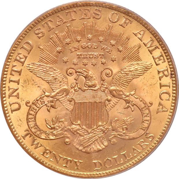 1903 Gold $20 PCGS, MS-63