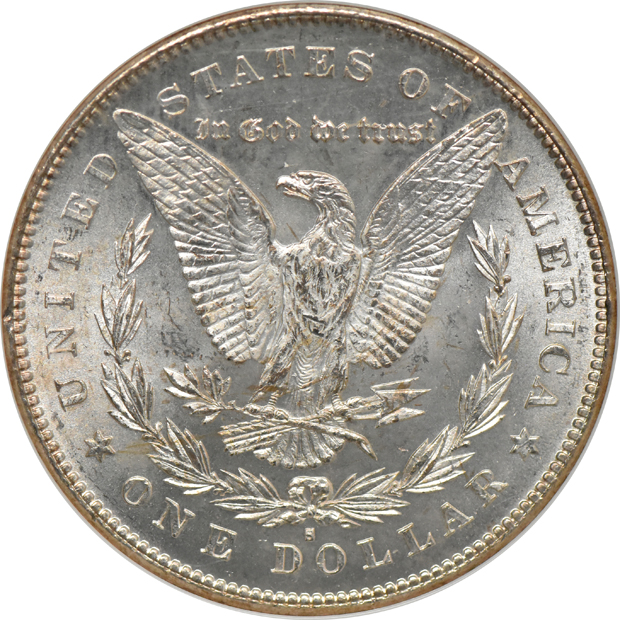 1878-S Silver Dollar NGC, MS-64