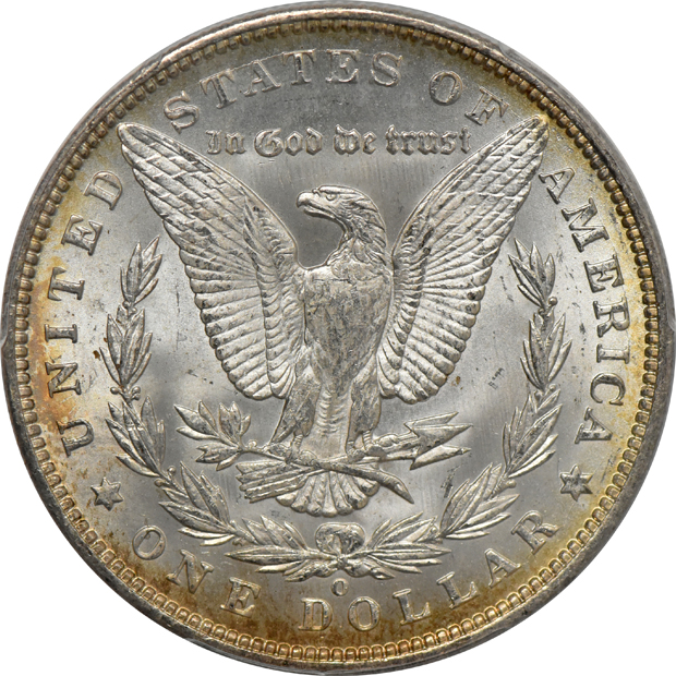 1892-O Silver Dollar PCGS, MS-64