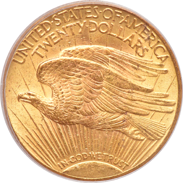 1927 Gold $20 PCGS, MS-62