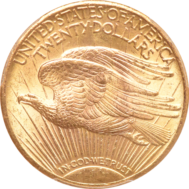 1928 Gold $20 PCGS, MS-64