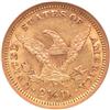 1907 Gold $2.50 NGC, MS-61