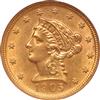 1905 Gold $2.50 NGC, MS-61
