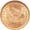 1907 Gold $2.50 NGC, MS-61