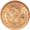 1907 Gold $2.50 NGC, MS-61