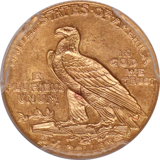1927 Gold $2.50 PCGS, MS-62