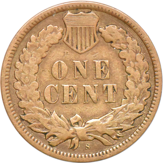 1908-S Cent, VG-10