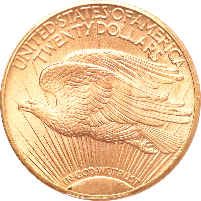 1928 Gold $20 PCGS, MS-64