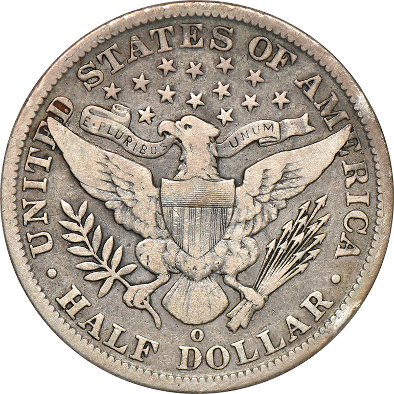 1896-O Half Dollar, F-15