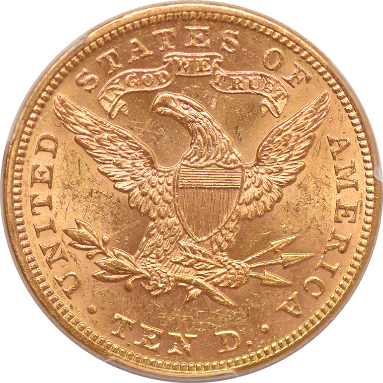 1894 Gold $10 PCGS, MS-62
