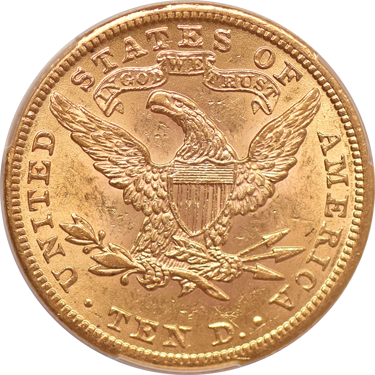 1901 Gold $10 PCGS, MS-63