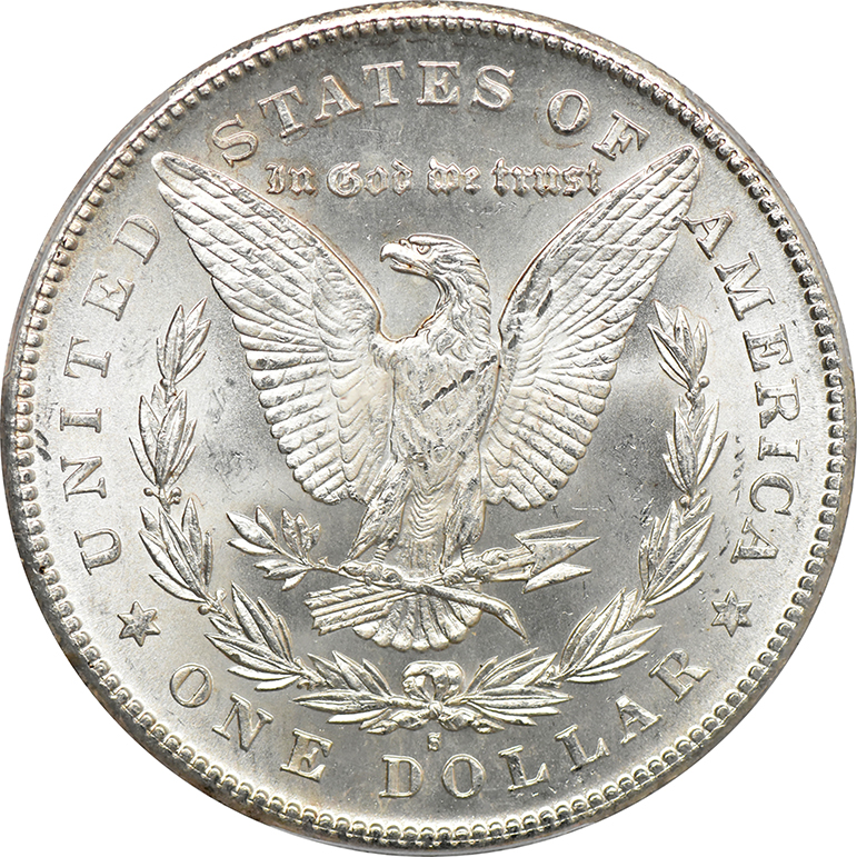 1878-S Silver Dollar PCGS, MS-64