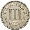 1865 Nickel Three-Cent Piece, AU-58