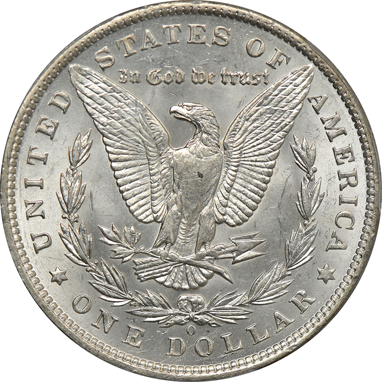 1897-O Silver Dollar PCGS, MS-61