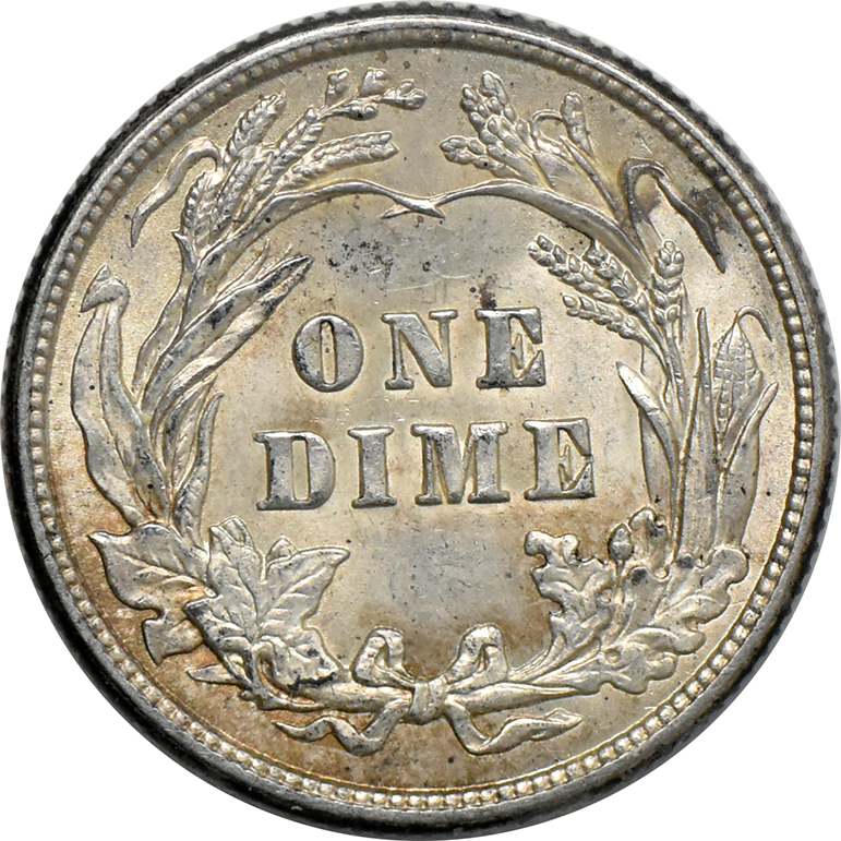 1912 Dime, MS-63 +