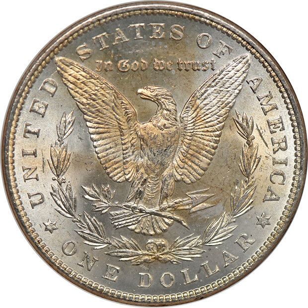 1885 Silver Dollar NGC, MS-65