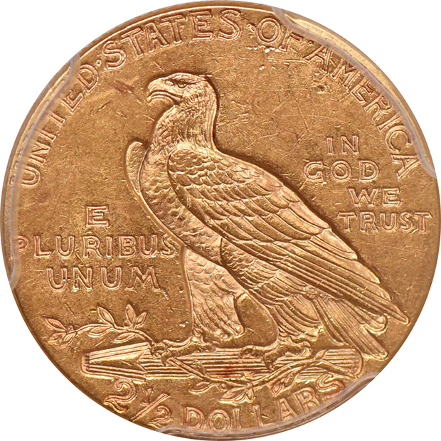 1926 Gold $2.50 PCGS, MS-61