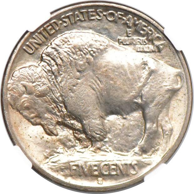 1913-S Nickel Type 1 NGC, MS-65