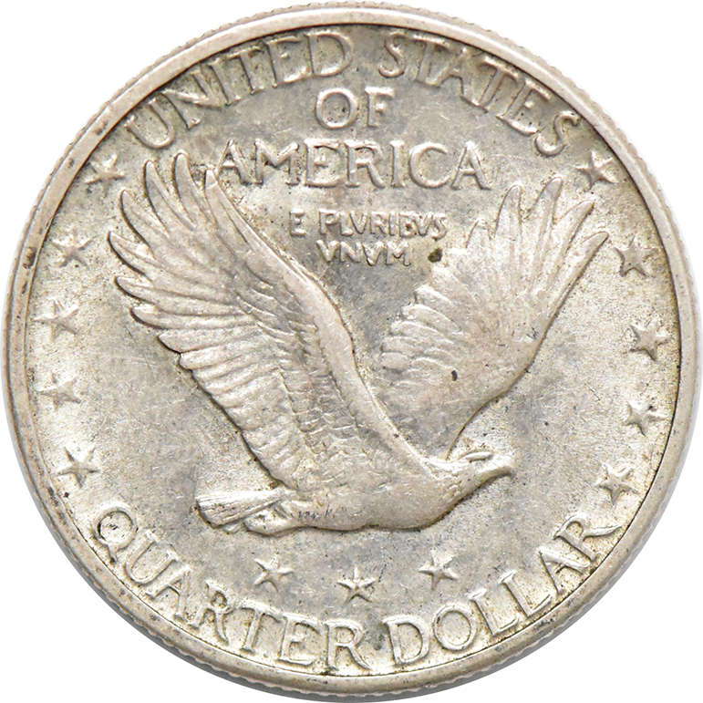 1918-D Quarter, AU-58