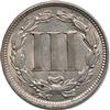 1869 Nickel Three-Cent Piece, MS-63