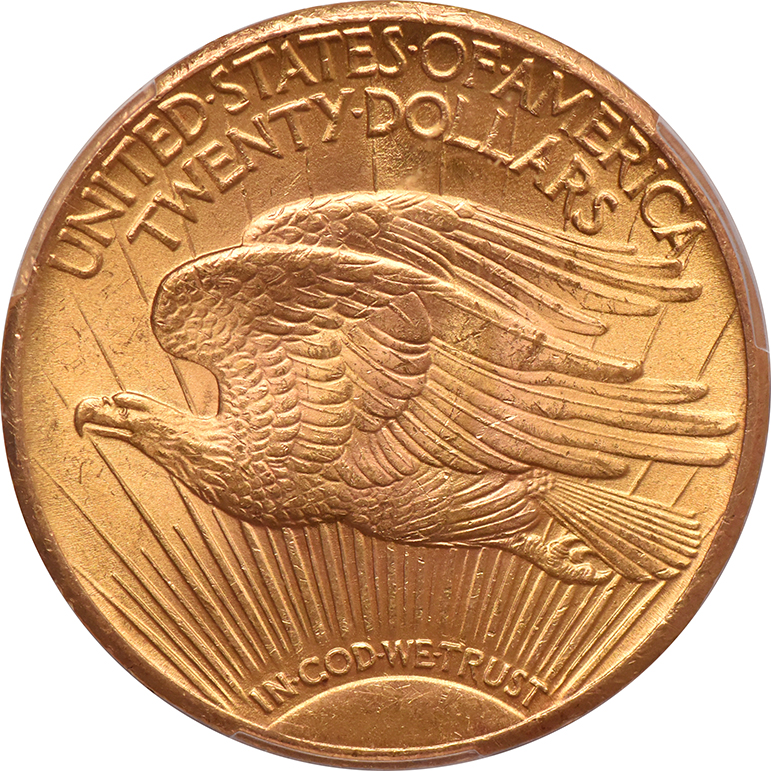 1926 Gold $20 PCGS, MS-64