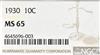 1930 Dime NGC, MS-65