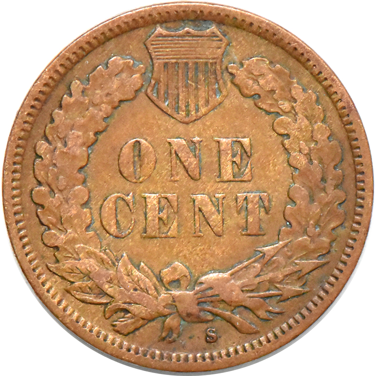 1908-S Cent, VF-20