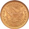 1907 Gold $2.50 NGC, MS-63