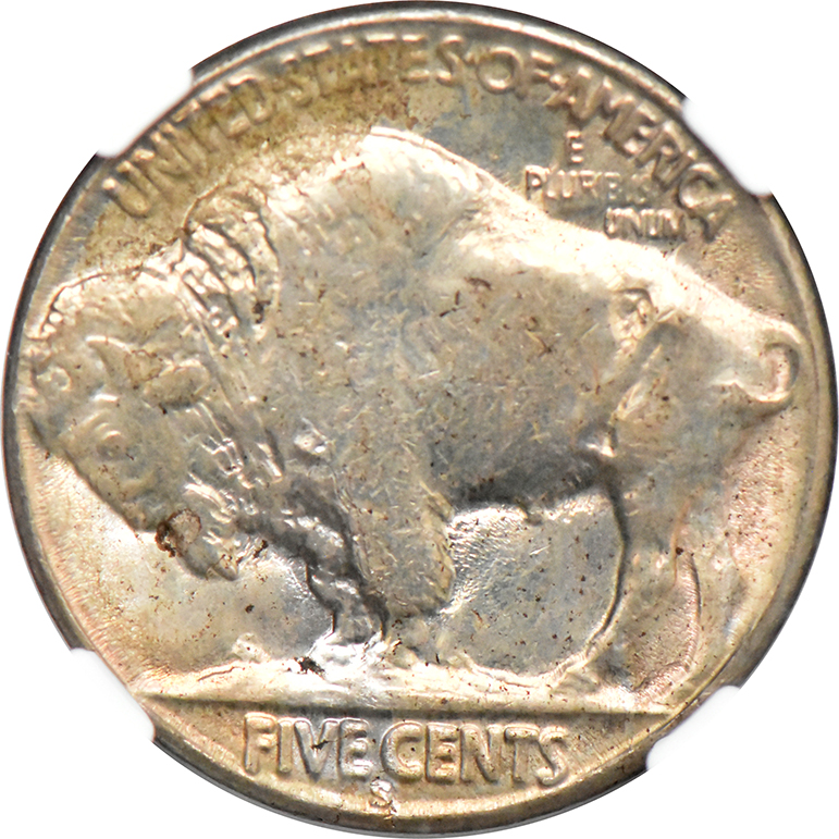 1918-S Nickel NGC, MS-63
