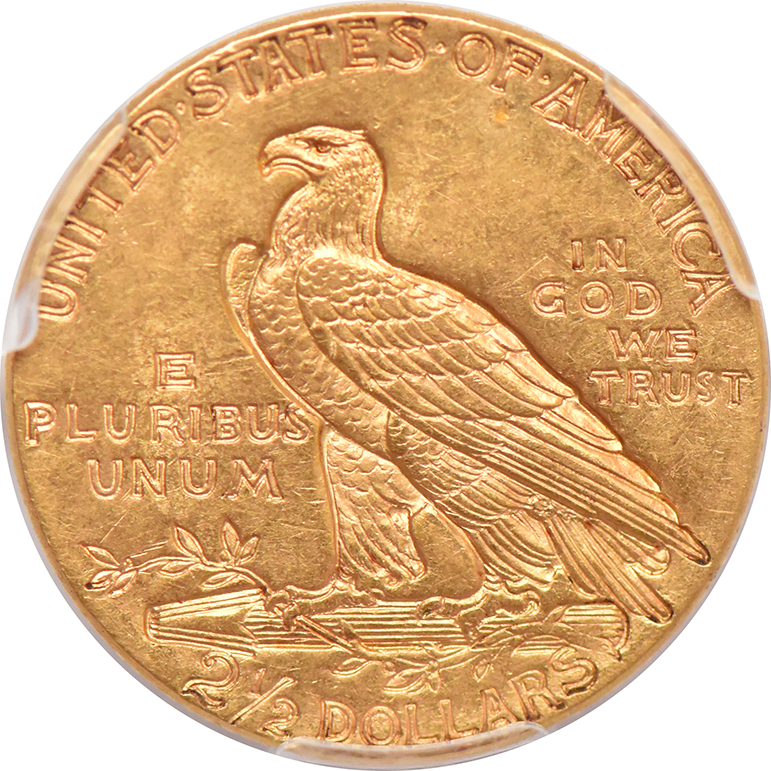 1928 Gold $2.50 PCGS, MS-62