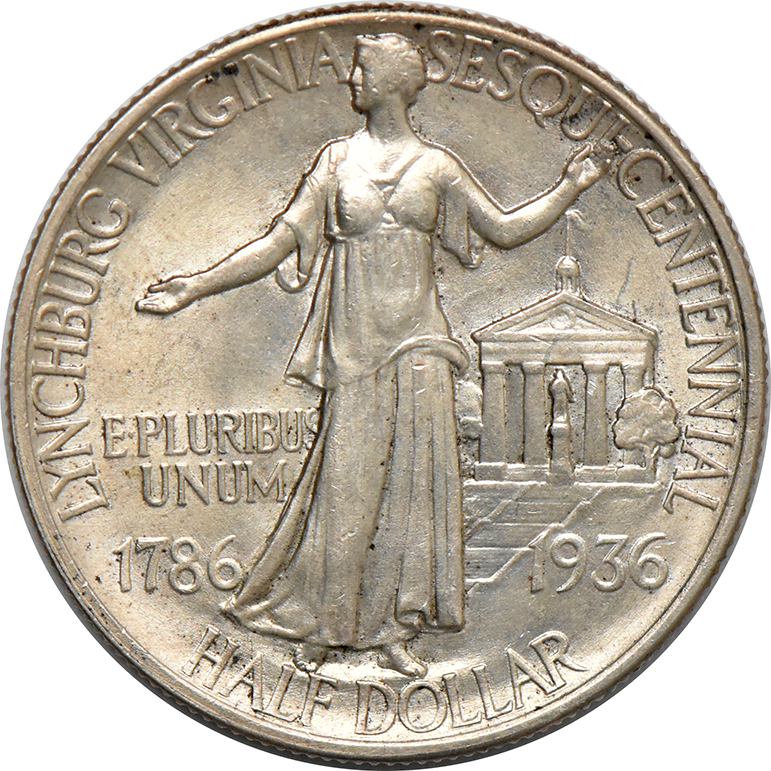 1936 Half Dollar Lynchburg, MS-62