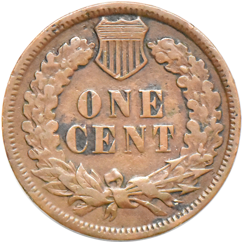 1886 Cent Type 1, XF