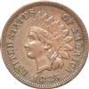 1885 Cent, AU-50