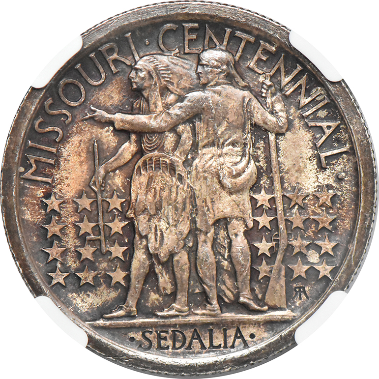 1921 Missouri 50C NGC, MS-63